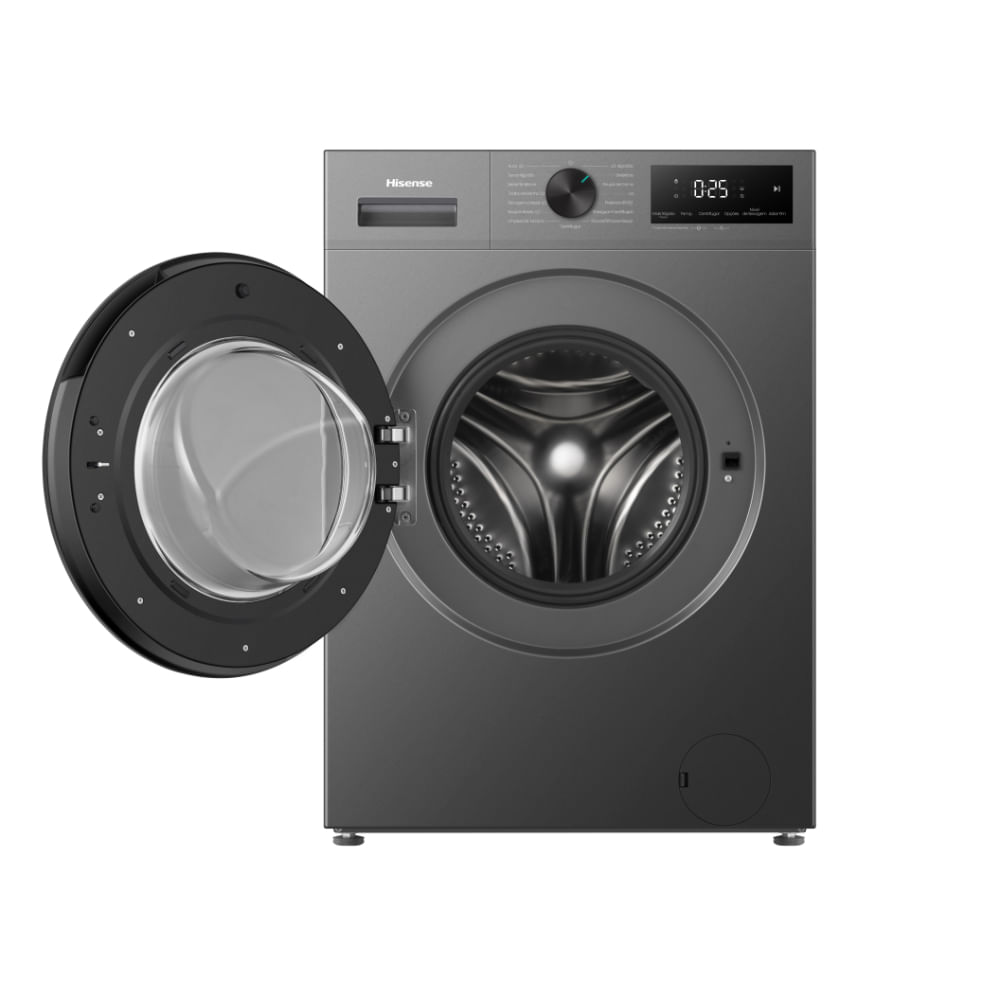 Encontraproduto.com.br - Lava E Seca Hisense 11kg Wd1i11 Compacta Fit E Função Steam Inverter Titânio