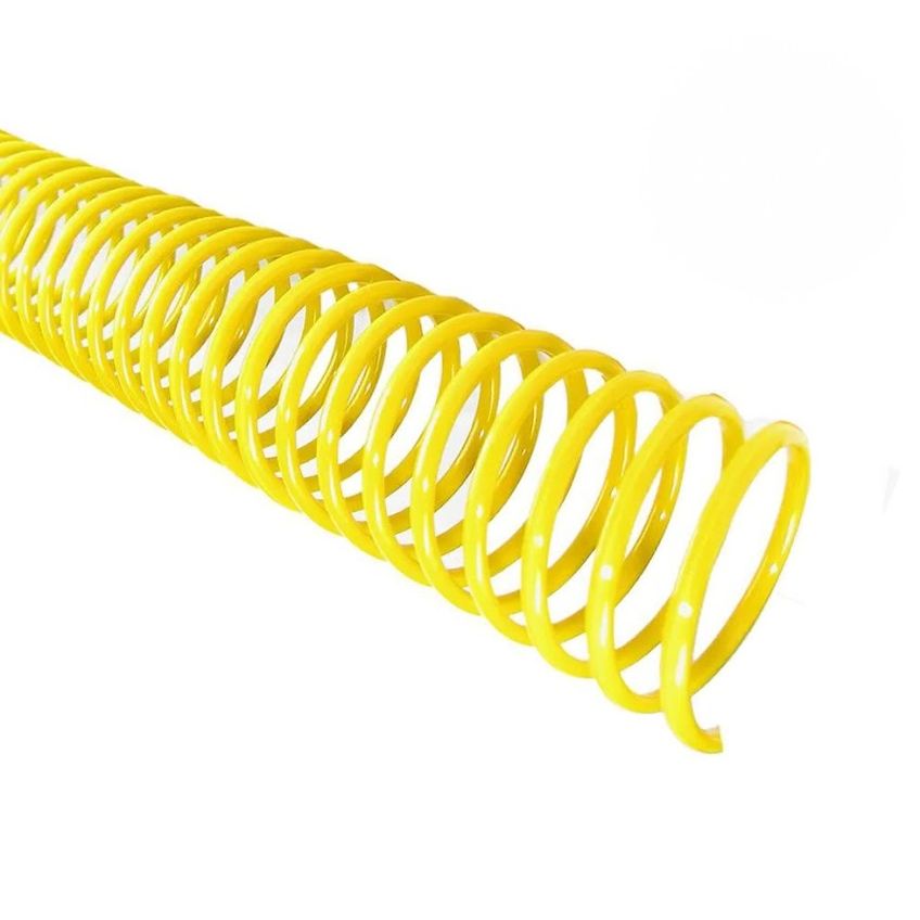 Espirais Para Encadernação Amarelo 45mm 400 Folhas 16 Und - imagem 3