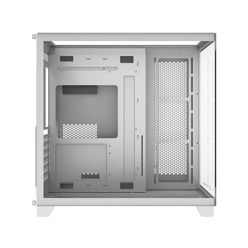 Gabinete Gamer Aquário Fortrek Clarity Full Vidro Temperado Até 7 Fans ATX Branco 86945 - imagem 4