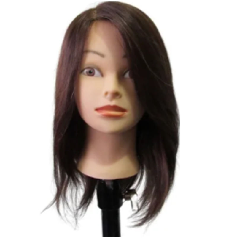 Cabeça De Treino Boneca 100% Natural Para Salão De Beleza