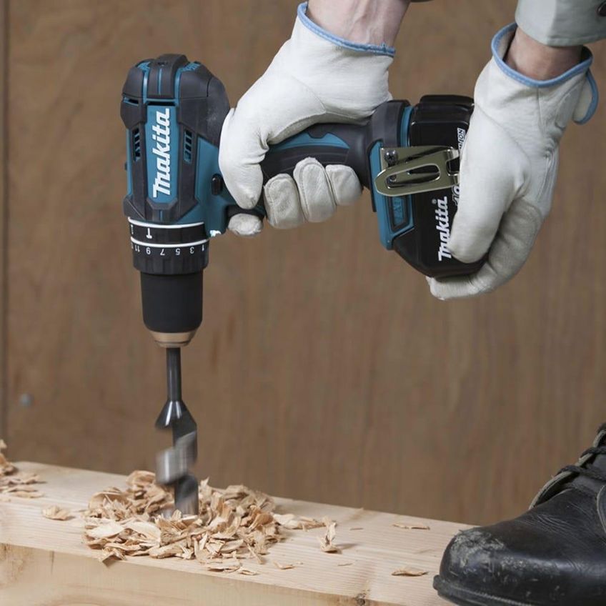 Parafusadeira Furadeira 18v Com Bateria E Carregador Aspirador De Pó 18v Kit DHP482 DCL Makita - imagem 4