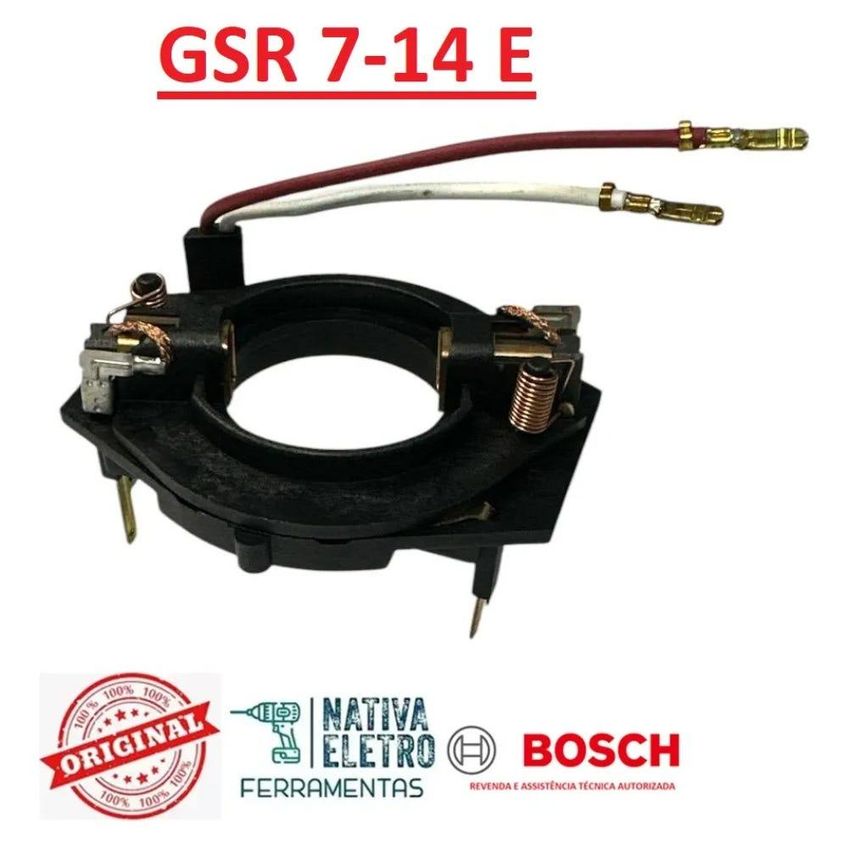Porta Escovas Para Parafusadeira Gsr 7-14 E F000612101 Bosch - imagem 2