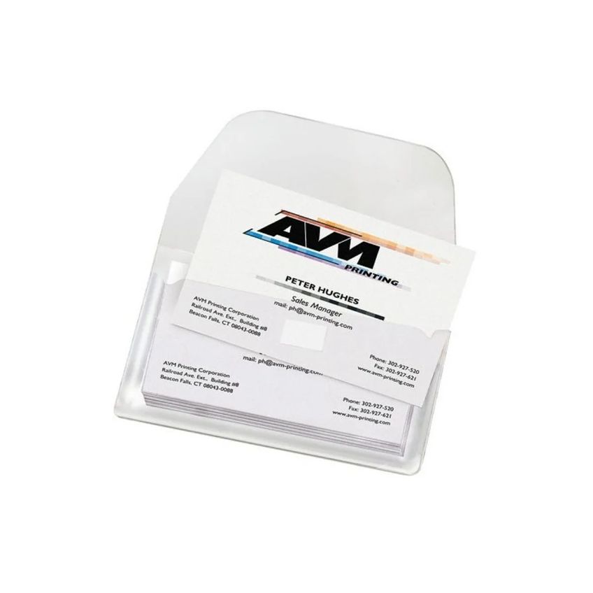 Bolsa Para Cartão De Visita Com Aba - Não Adesivada - imagem 3