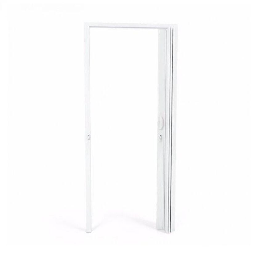 Porta Sanfonada PVC Polifort 210cmx80cm Branco Neve - imagem 3