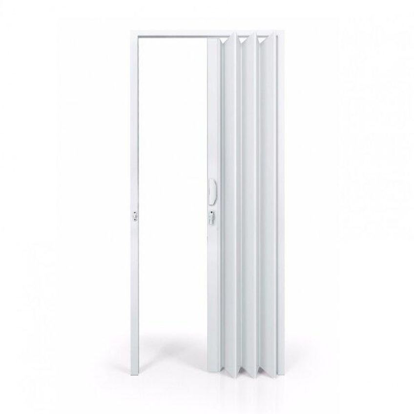 Porta Sanfonada Pvc Polifort 210cmx60cm Cinza - imagem 2