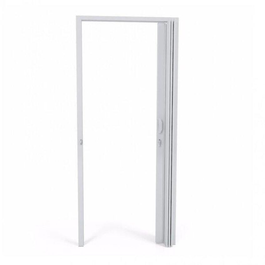 Porta Sanfonada Pvc Polifort 210cmx60cm Cinza - imagem 3