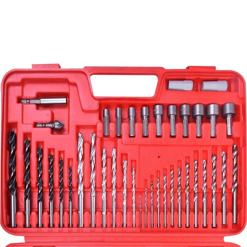 Jogo De Brocas E Bits Worker Com 110 Peças Para Parafusadeira Com Maleta Aço Rápido 110 Peças - imagem 4