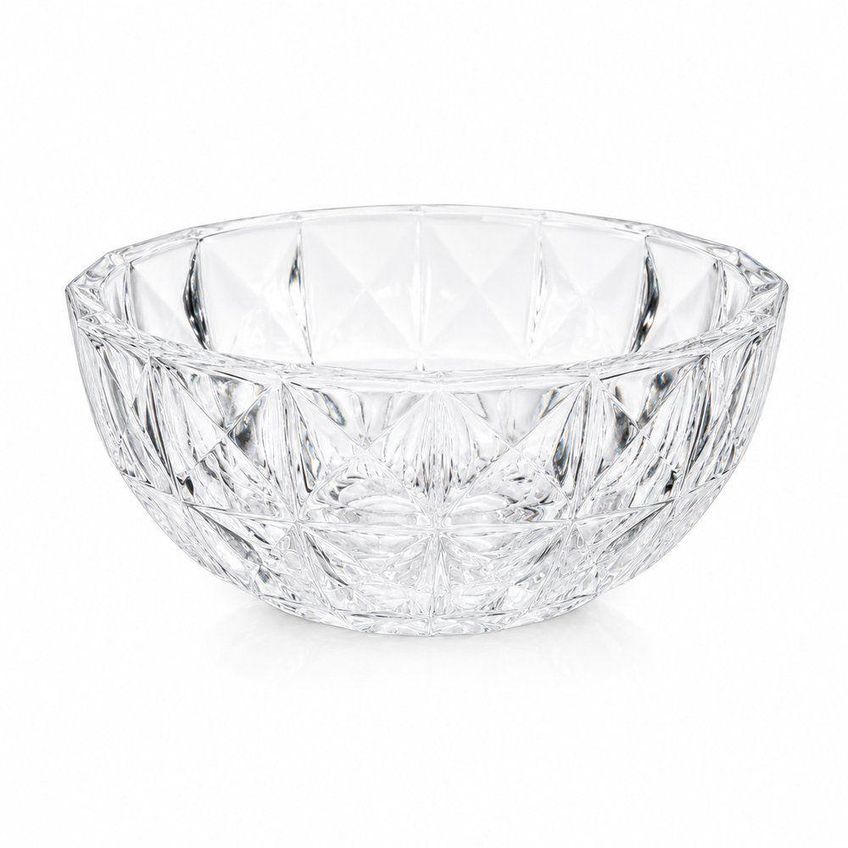 Bomboniere Diamond De Vidro Para Doces Com Tampa Transparente Fratelli 19,5cm - imagem 3