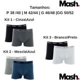 10 CUECAS BOXER ALGODÃO COTTON MASH 110.04