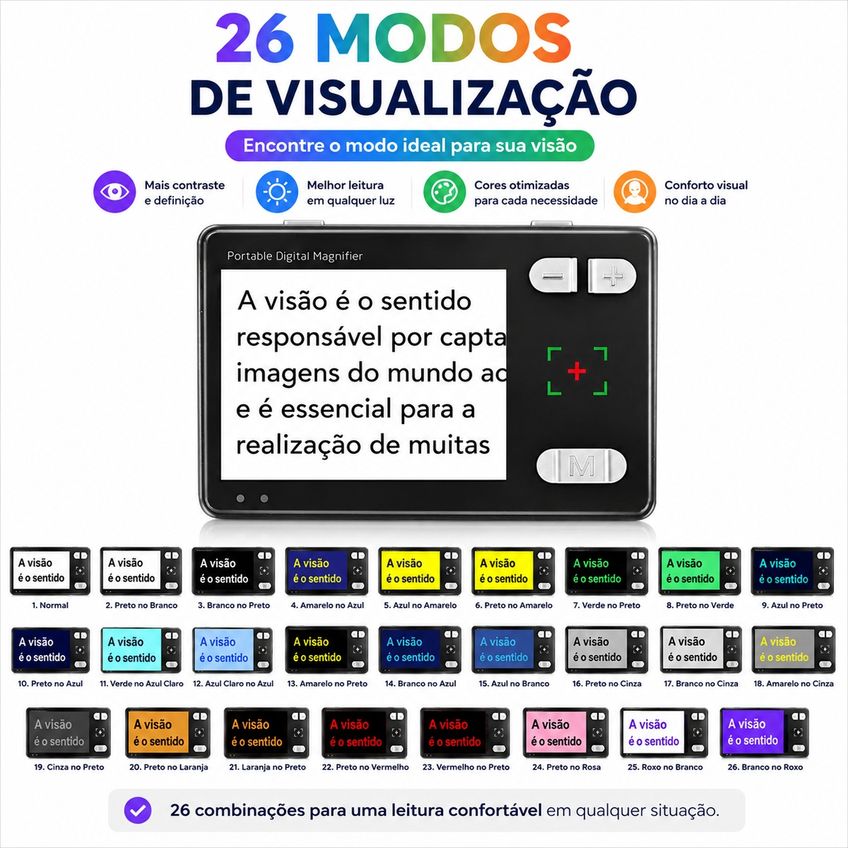 Lupa Eletrônica Yishd Rs350se 3,5 Portátil Digital - imagem 3