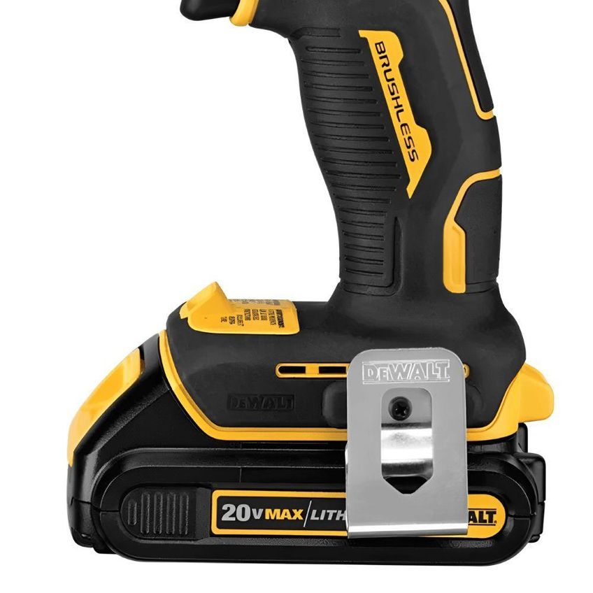Parafusadeira Furadeira Com Impacto Dewalt Profissional DCD709D2 C/ 2 Baterias 20V 1650 RPM Amarelo - imagem 2