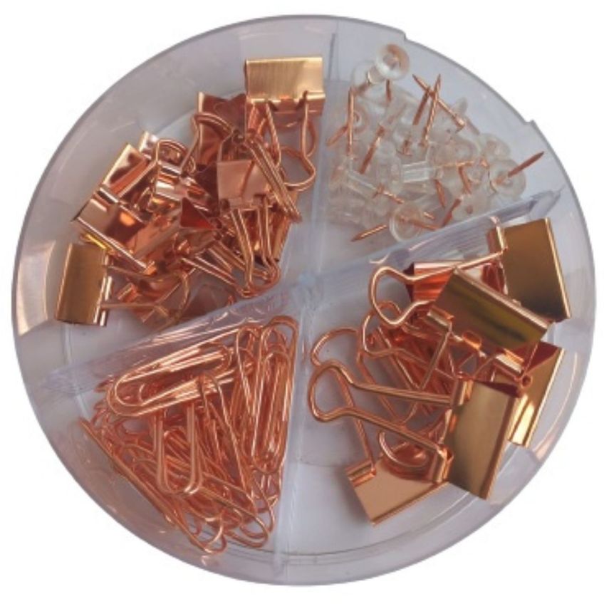 Kit Multi Set Office Holic Motivarte Rosé 75 Unidades - Tris - imagem 3