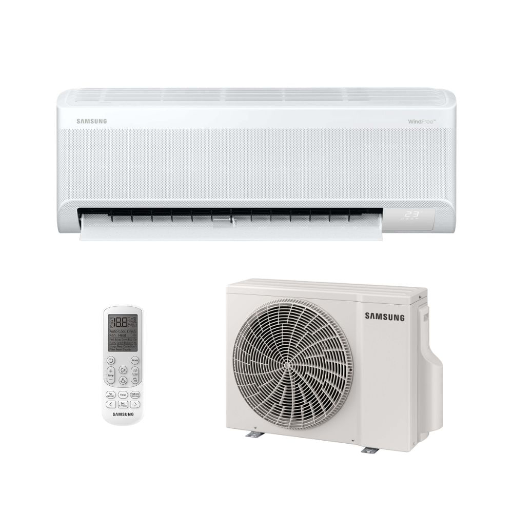 Ar Condicionado Split 12000 Btu Frio Windfree Ai Powervolt - Inverter - Samsung - Bivolt - Ar60h12d1vw/az