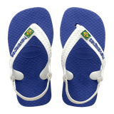 Chinelo Havaianas Baby Brasil Logo Bandeirinha Menino