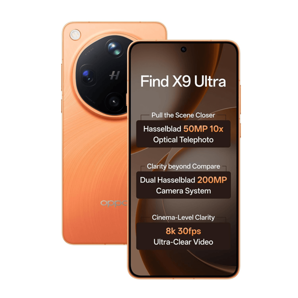 Oppo Find X9 Ultra 1TB 16GB RAM Global Versão Canyon Orange