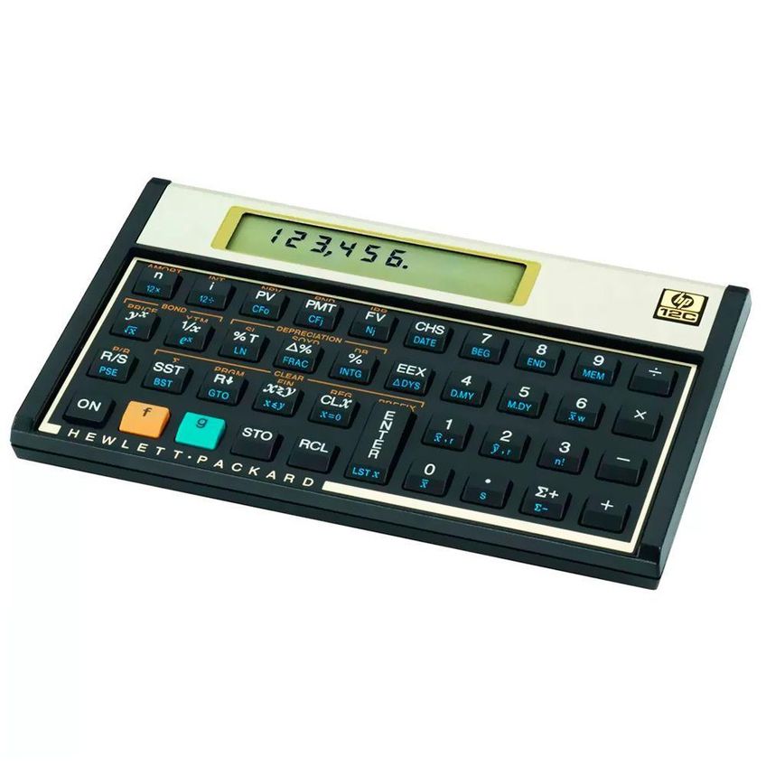 Calculadora Financeira HP 12C Gold 120 Funções 10 Dígitos Preta e Dourada HP - imagem 3