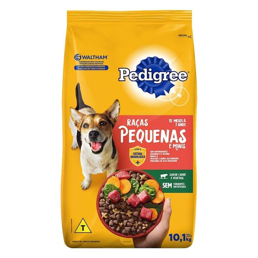 Ração Para Cachorro Pedigree Raças Pequenas 10,1kg - imagem 2