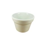 MINI VASO DE PORCELANA REDONDO P/ PLANTA BRANCO ENFEITE