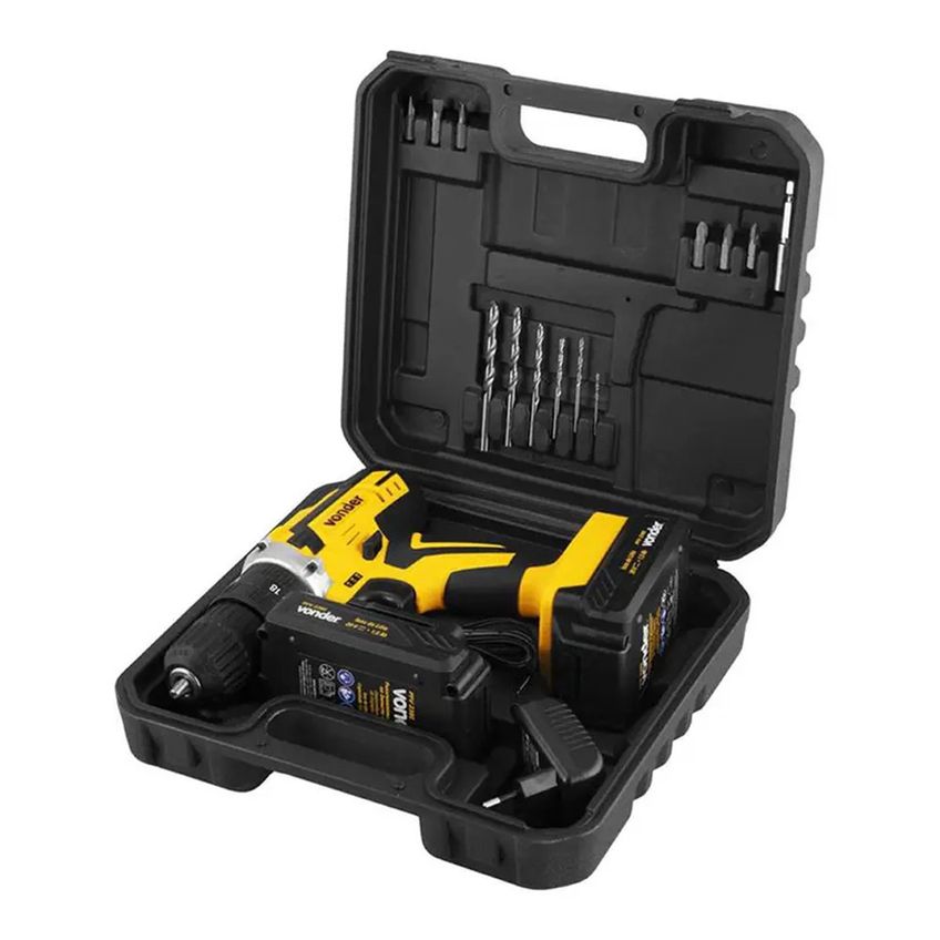 Parafusadeira E Furadeira De Impacto Pfv238i Bateria 3/8 Polegadas Vonder - imagem 3