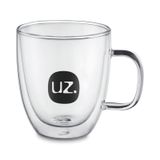 Caneca Térmica Vidro Borossilicato 350Ml Uz.