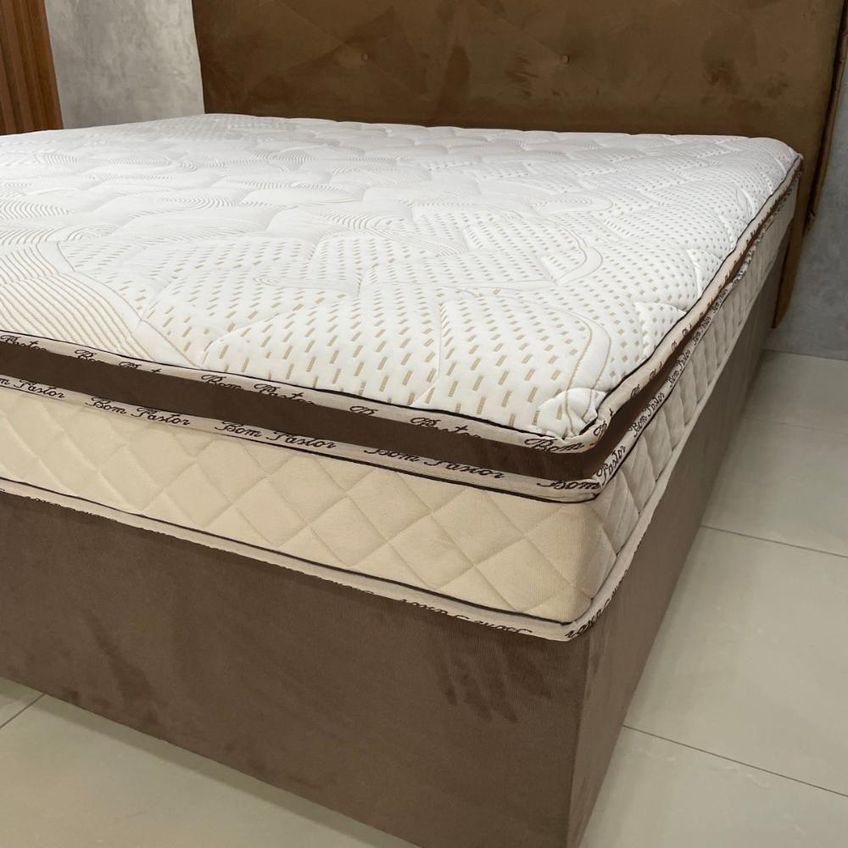 Colchão Casal Espuma D45 Alfa Com Pillow Top Branco - imagem 4