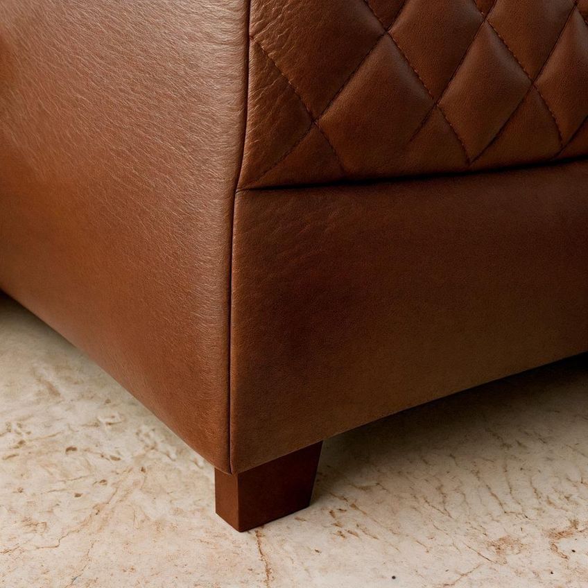 Sofá Essenza 3 Lugares Reclinável 195cm Terracota Veludo Pu Bom Pastor Móveis - imagem 4