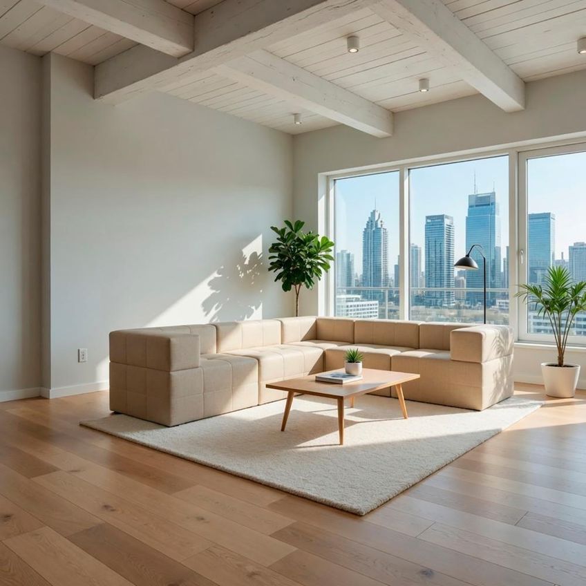 Sofá Modular Canto Luxo Bom Pastor 5 Lugares Reclinável 255cm Bege Linho - imagem 5
