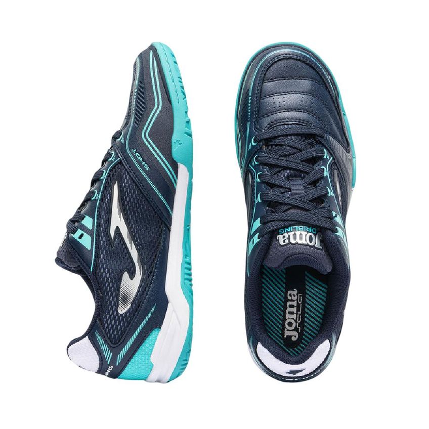 Chuteira Joma Futsal Dribling Ref Driw26 Masculino Azul Escuro 38 - imagem 3