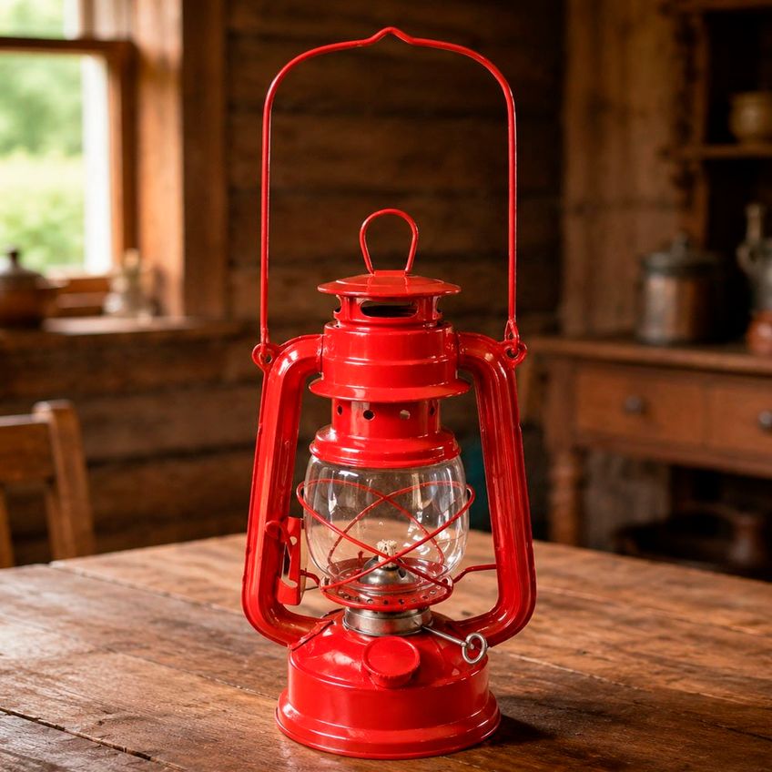 Lampião A Querosene Abajur Luminária Vintage Camping 200ml - imagem 4