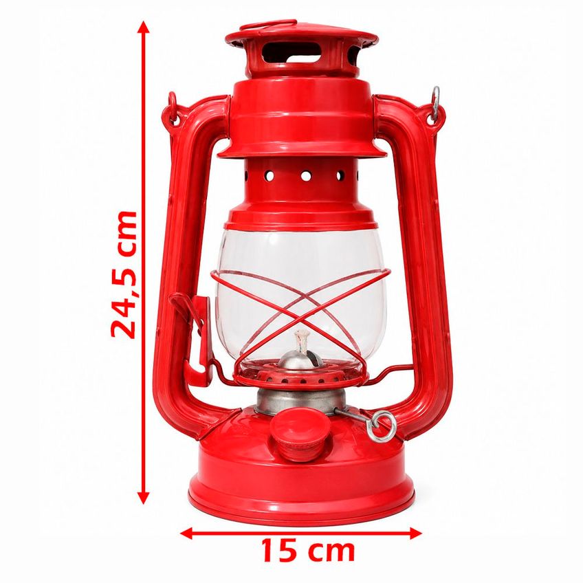 Lampião A Querosene Abajur Luminária Vintage Camping 200ml - imagem 5