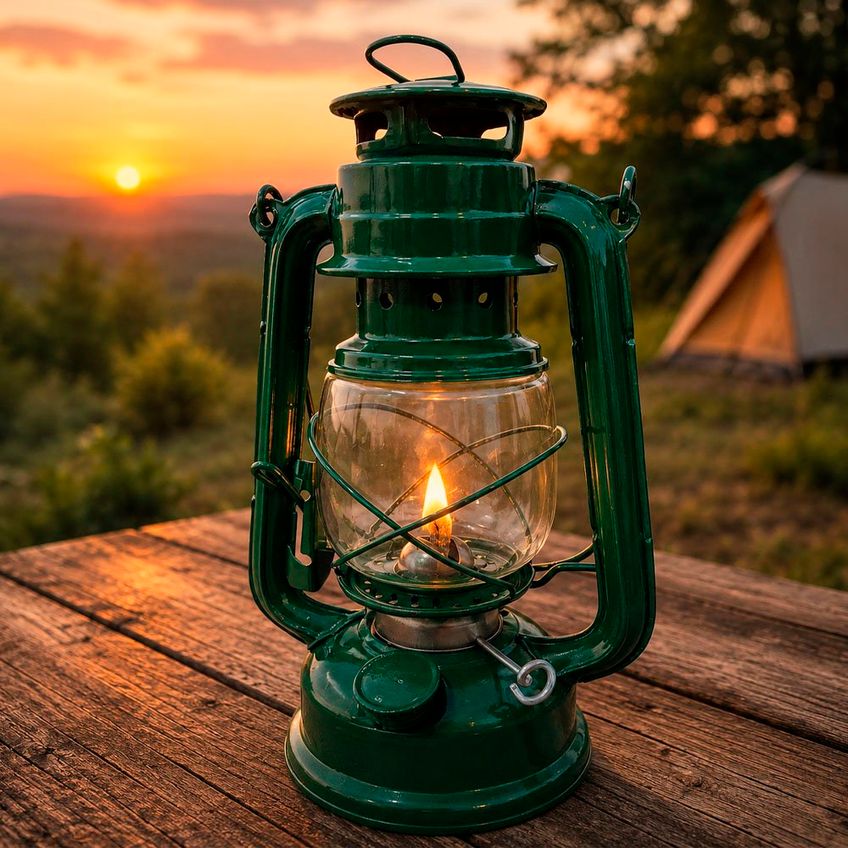 Lampião A Querosene Luminária Abajur Vintage Camping 200ml - imagem 3