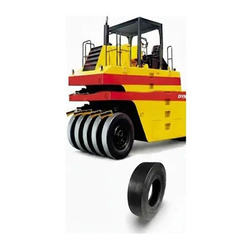 Kit 2 Pneus 7.50x15 Bkt 14 Lonas Rolo Compactador TT Dynapac Caterpillar - imagem 5