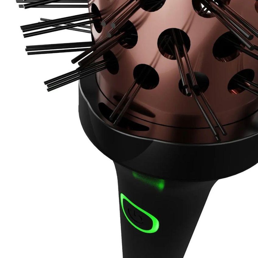 Escova Modeladora PEC17A Tubo 38mm 75W Cerâmica Com Íons Preto Rosê Bivolt - imagem 3