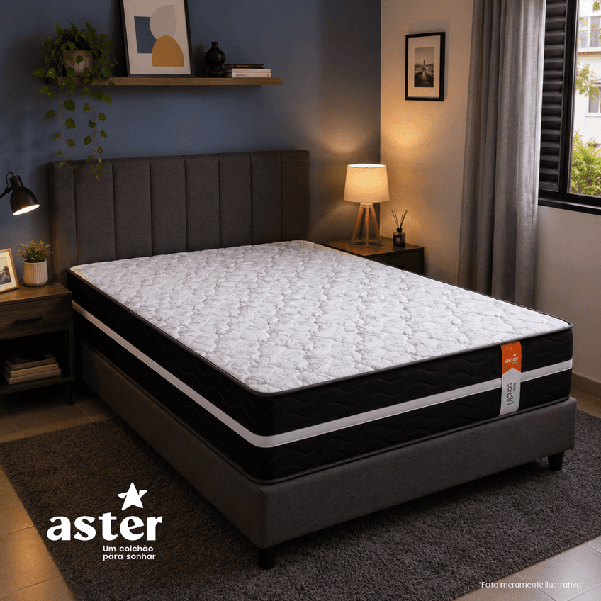 Colchão Cronos Plus Aster Solteiro Molas Ensacadas 88x188x29 - imagem 3
