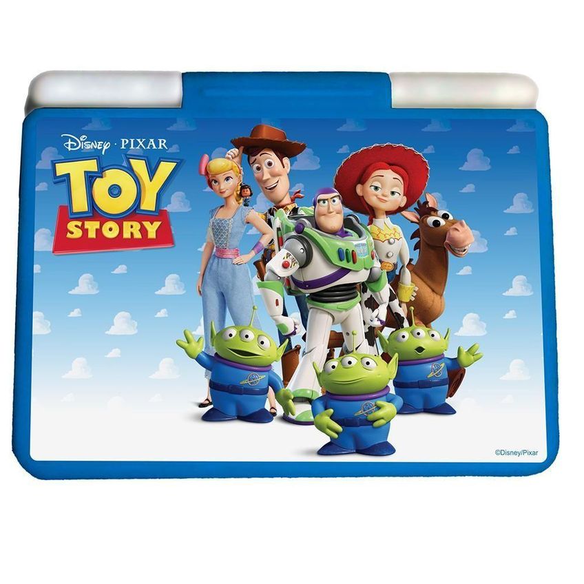 Notebook Infantil Laptop Minigame Bilíngue Com Personagens De Toy Story Amarelo Candide - imagem 3