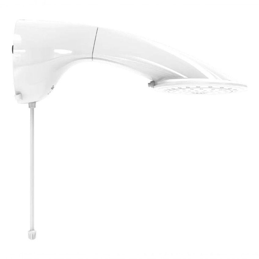 Ducha Optima Eletrônica 7700w Instalação De Parede Controle Eletrônico Branco Zagonel 220v - imagem 3