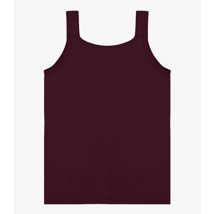 Regata Alça Franzida Feminino Rovitex Roxo M - imagem 5