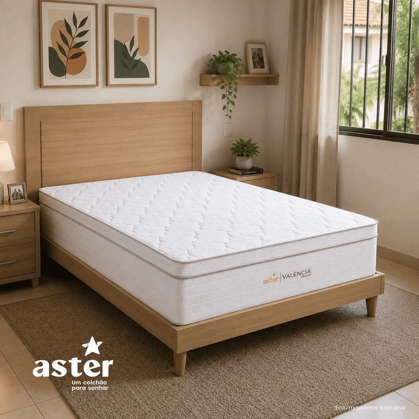 Colchão Aster Valencia Private Casal Molas Ensacadas D33 - imagem 3