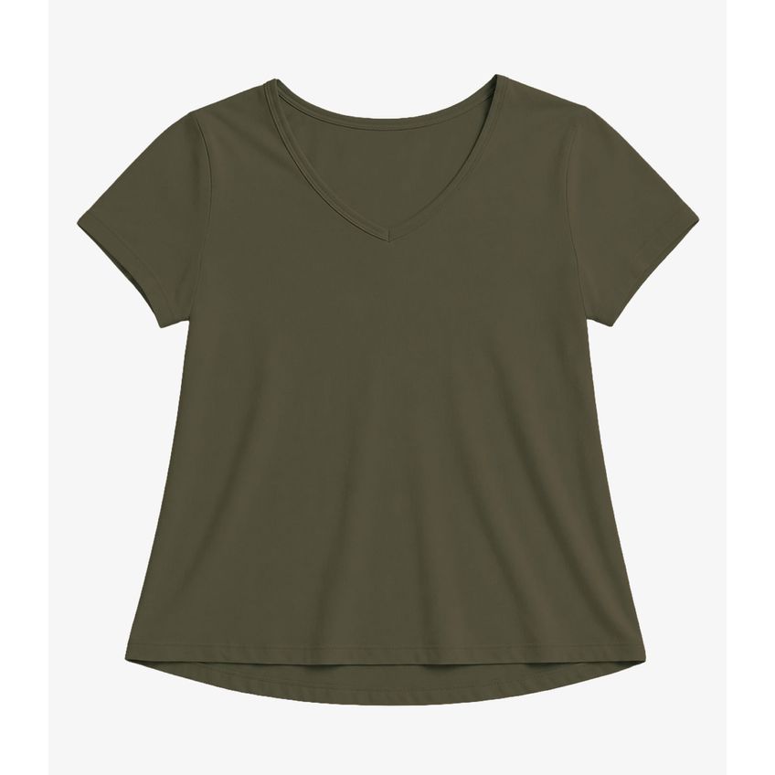 Blusa Feminina Básica Select Verde G - imagem 4