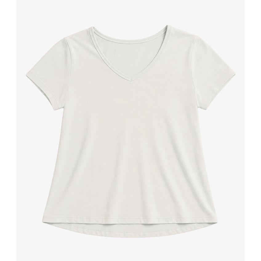 Blusa Feminina Básica Select Bege GG - imagem 4
