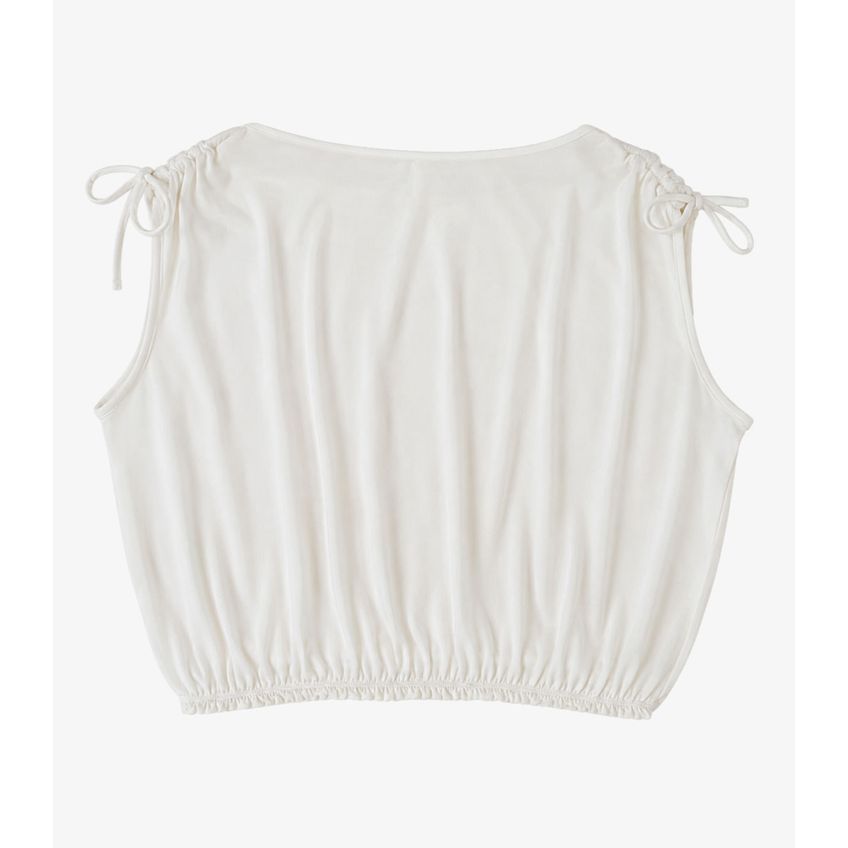 Blusa Feminina Em Malha Delicate Rovitex Bege GG - imagem 5