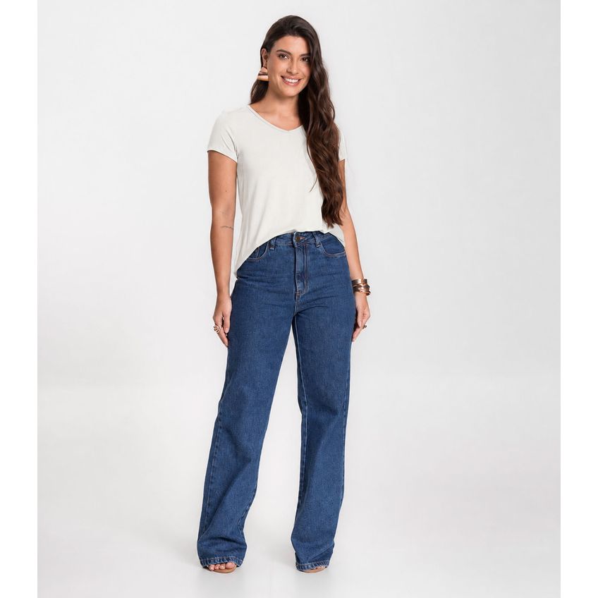 Blusa Feminina Básica Select Bege G - imagem 3