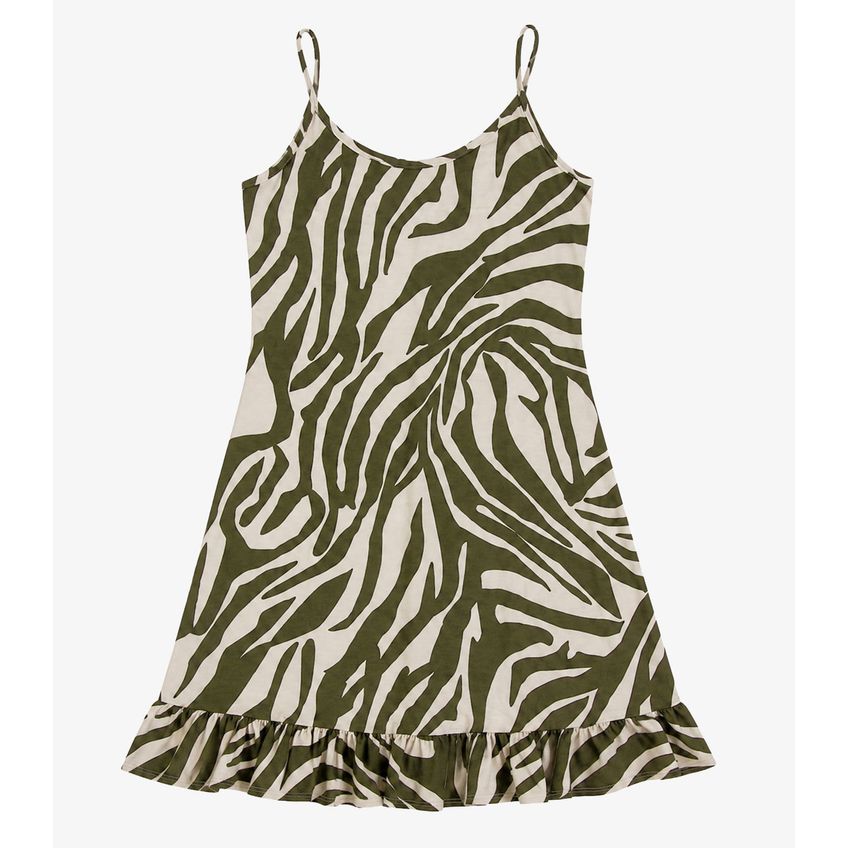 Vestido Feminino Estampado Select Verde G - imagem 5