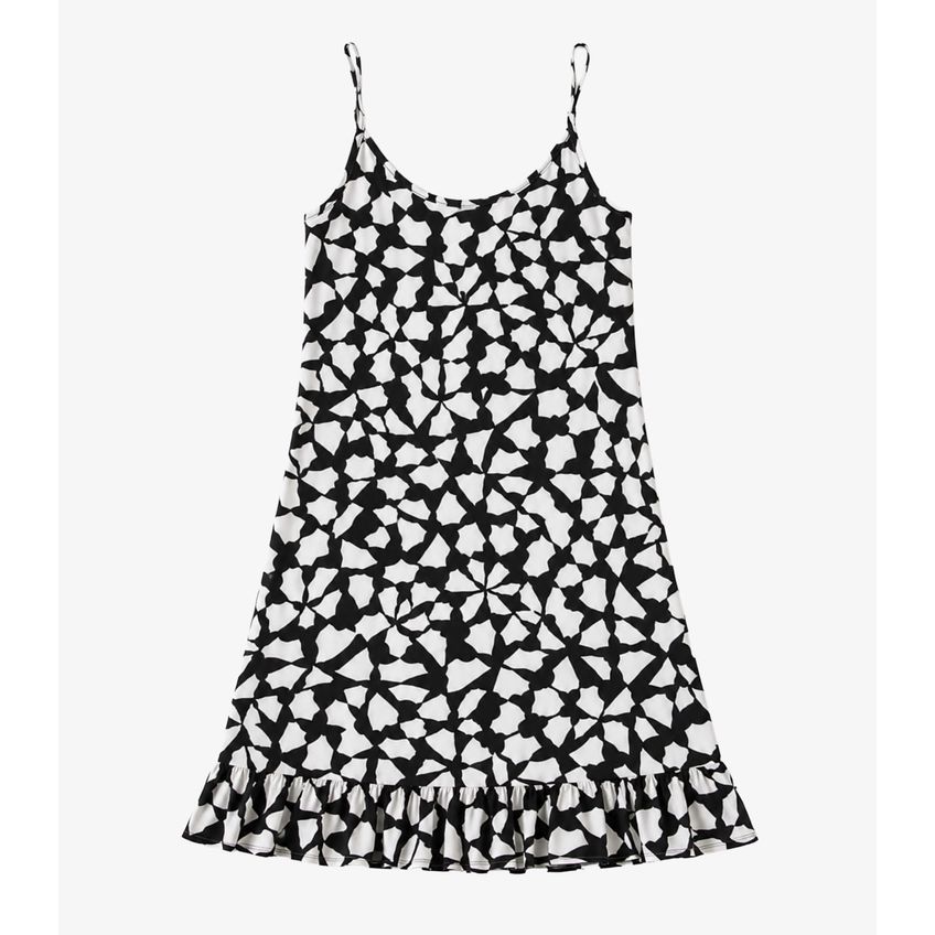 Vestido Feminino Estampado Select Preto G - imagem 4
