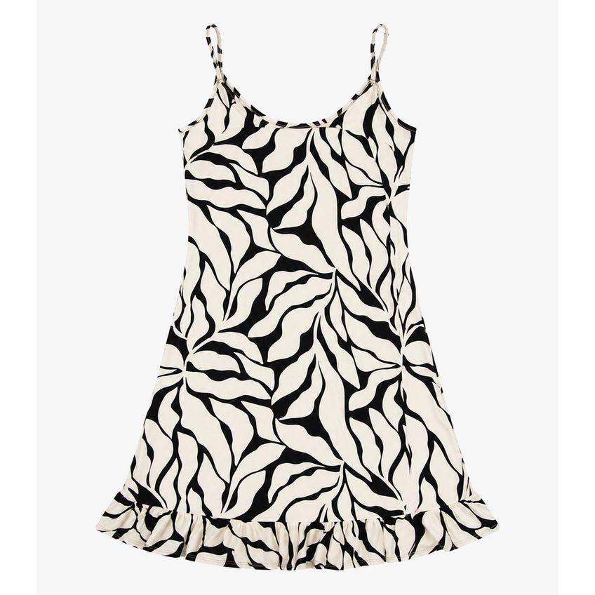 Vestido Feminino Estampado Select Bege M - imagem 4