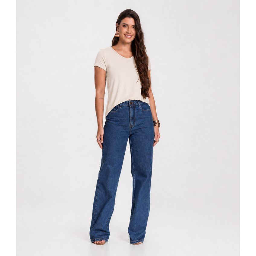 Blusa Feminina Básica Select Bege G - imagem 3