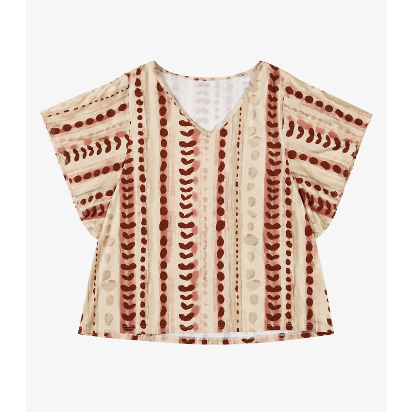 Blusa Feminina Infinita Cor Marrom M - imagem 4