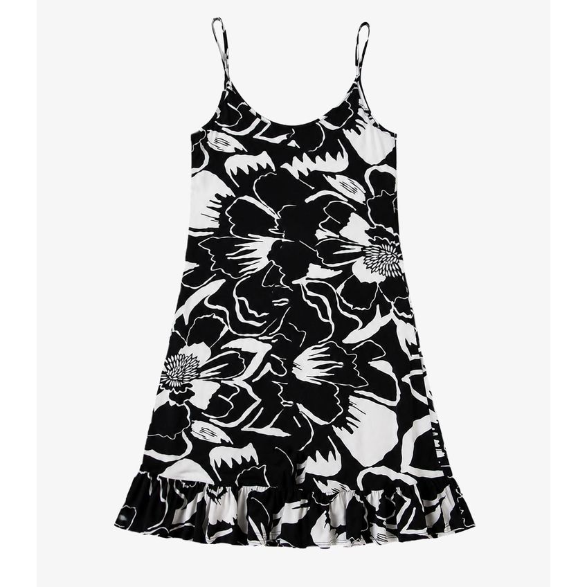 Vestido Feminino Estampado Select Preto P - imagem 4