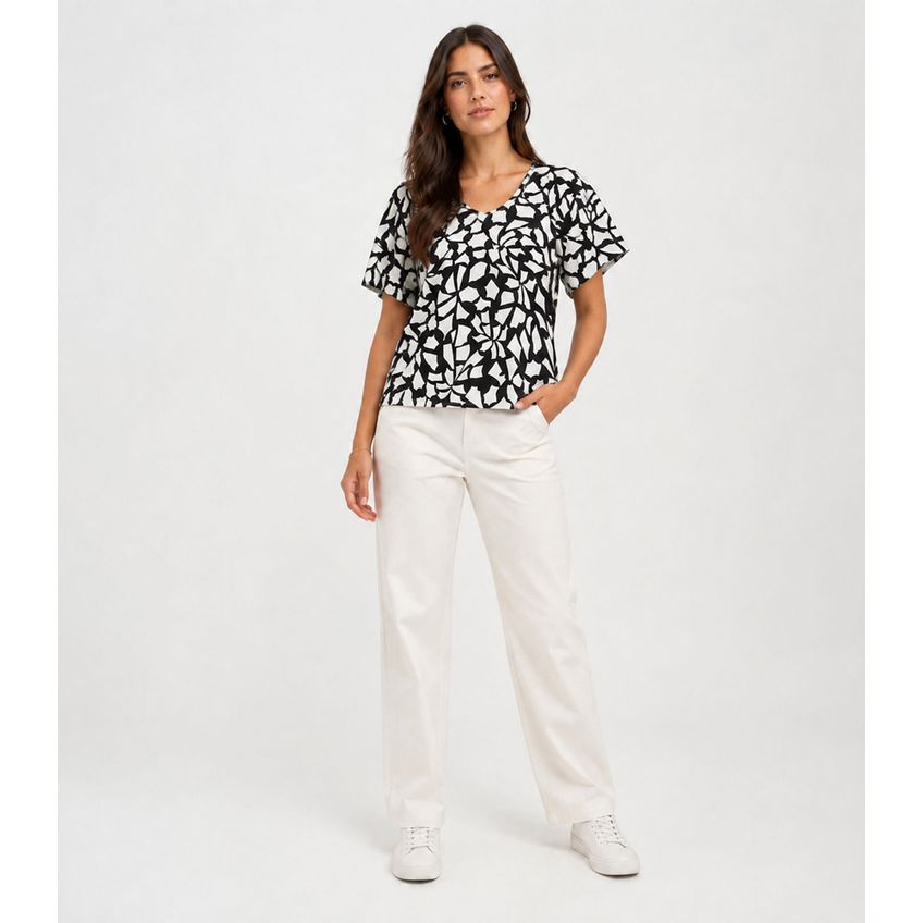 Blusa Feminina Infinita Cor Preto M - imagem 3