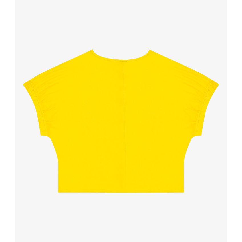 Blusa Feminina Viscose Infinita Cor Amarelo G - imagem 5